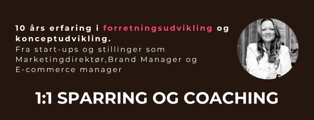 Banner til siden Inner Circle med billede af Nikole: 1:1 sparring og coaching for iværksættere